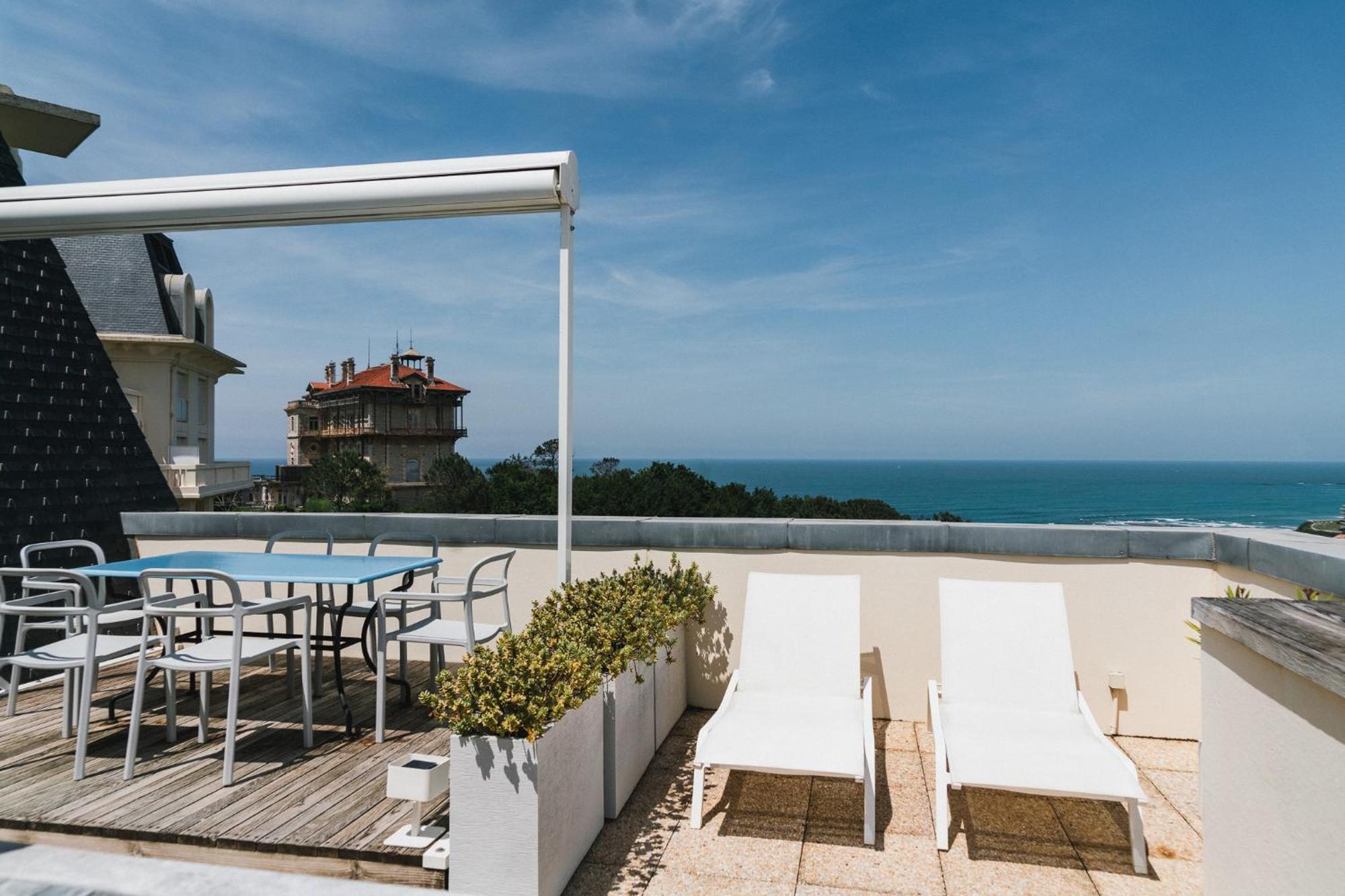 Appartement Piscine Terrasse 1 Min Plage Et Golf ビダール エクステリア 写真